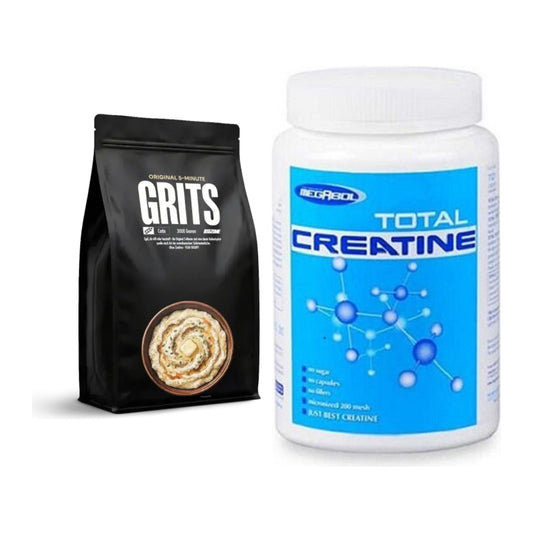 Masseaufbau-Set: Big Zone Grits (Maisgrieß) + Megabol Total Creatine – alle enthaltenen Artikel