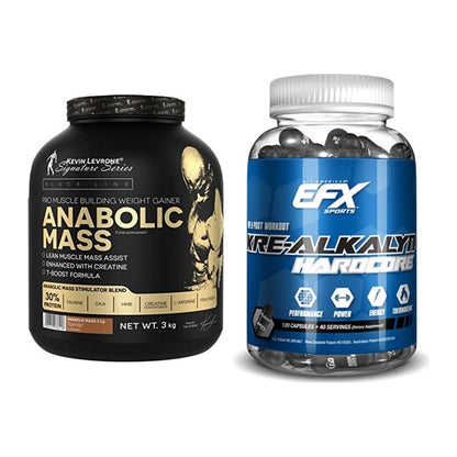Masseaufbau-Set: Kevin Levrone Anabolic + EFX Kre-Alkalyn Hardcore – alle enthaltenen Artikel