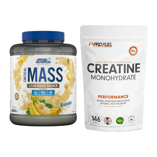 Masseaufbau-Set: Applied Critical Mass + ProFuel Creatine – alle enthaltenen Artikel