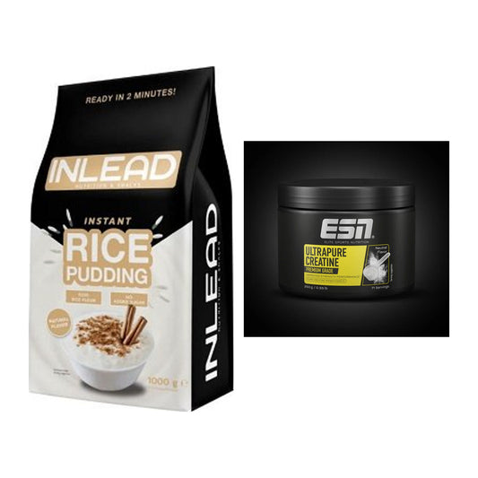 Masseaufbau-Set: INLEAD Instant Rice + ESN Ultrapure Creatine – alle enthaltenen Artikel