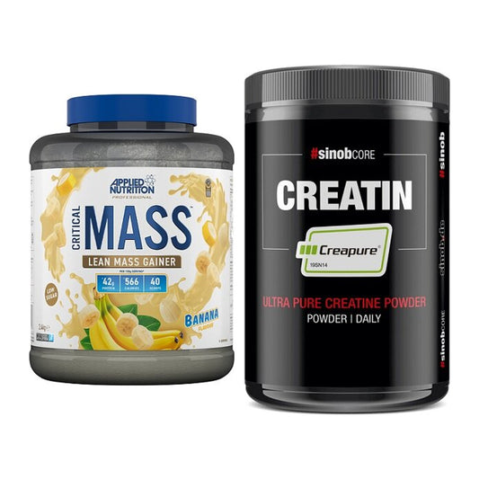 Masseaufbau-Set: Applied Critical Mass + Sinob Creatin CREAPURE – alle enthaltenen Artikel