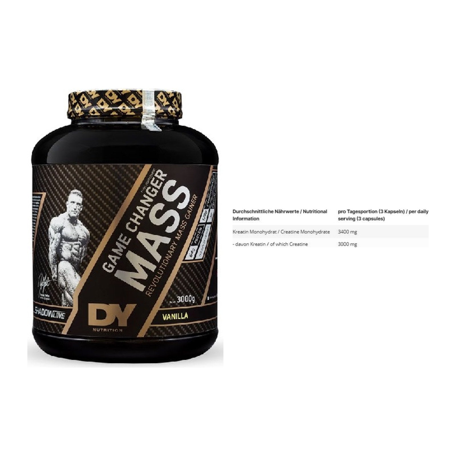 Masseaufbau-Set: DY Nutrition Game Changer + INLEAD Creatine – alle enthaltenen Artikel