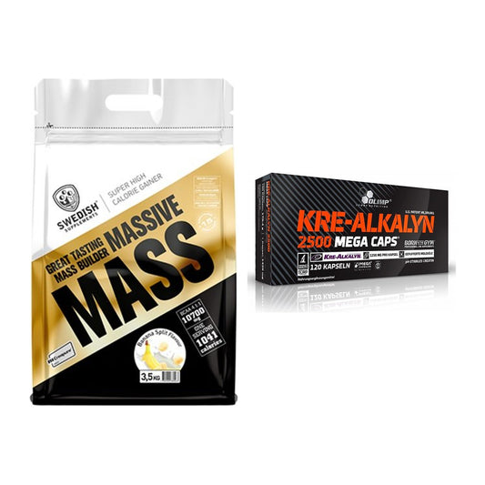 Massebyggesett: svenske bilag + Olimp Kre Alkalyn 2500 - alle varer inkludert