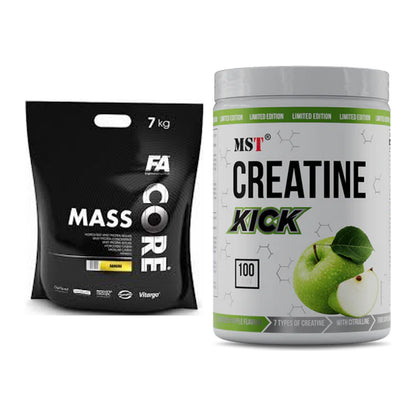 Masseaufbau-Set: FA Nutrition CORE Mass + MST Creatine Kick – alle enthaltenen Artikel