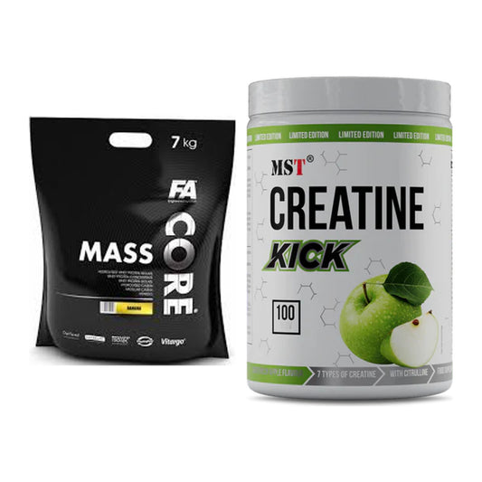 Masseaufbau-Set: FA Nutrition CORE Mass + MST Creatine Kick – alle enthaltenen Artikel