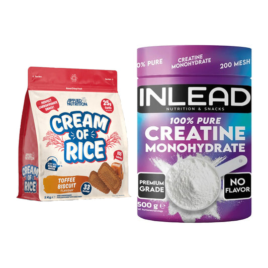 Masseaufbau-Set: Applied Nutrition Cream + INLEAD Creatine – alle enthaltenen Artikel