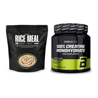 Masseaufbau-Set: Big Zone Instant Rice + BioTech Creatine – alle enthaltenen Artikel