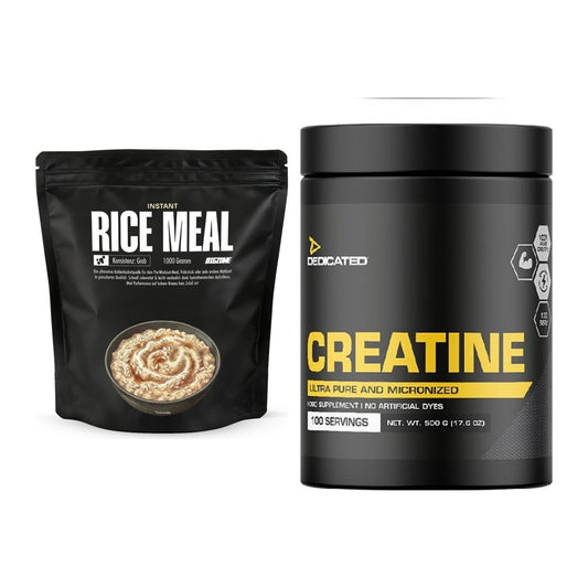 Masseaufbau-Set: Big Zone Instant Rice + Dedicated Creatine – alle enthaltenen Artikel