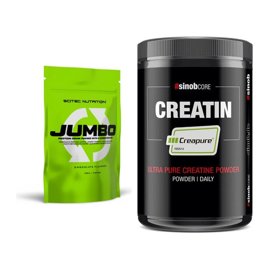 Masseaufbau-Set: Scitec Jumbo 1320g + Sinob Creatin CREAPURE – alle enthaltenen Artikel
