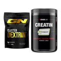 Masseaufbau-Set: GN Cluster Dextrin + Sinob Creatin CREAPURE – alle enthaltenen Artikel