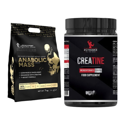 Masseaufbau-Set: Kevin Levrone Anabolic + #GYMJUICE Creatine – alle enthaltenen Artikel