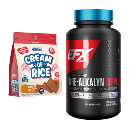 Masseaufbau-Set: Applied Nutrition Cream + EFX Kre-Alkalyn Ripped – alle enthaltenen Artikel