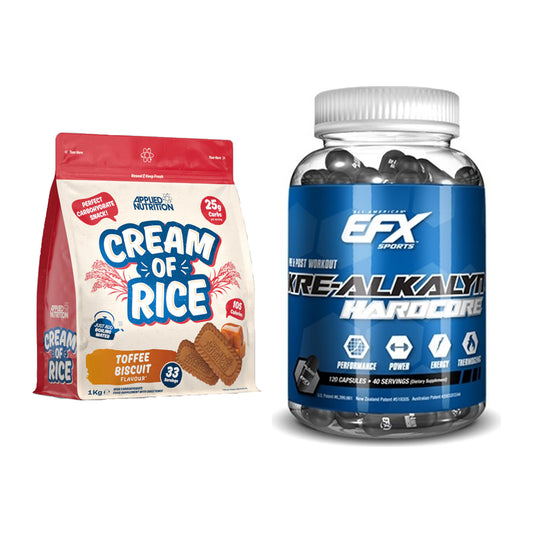 Masseaufbau-Set: Applied Nutrition Cream + EFX Kre-Alkalyn Hardcore – alle enthaltenen Artikel
