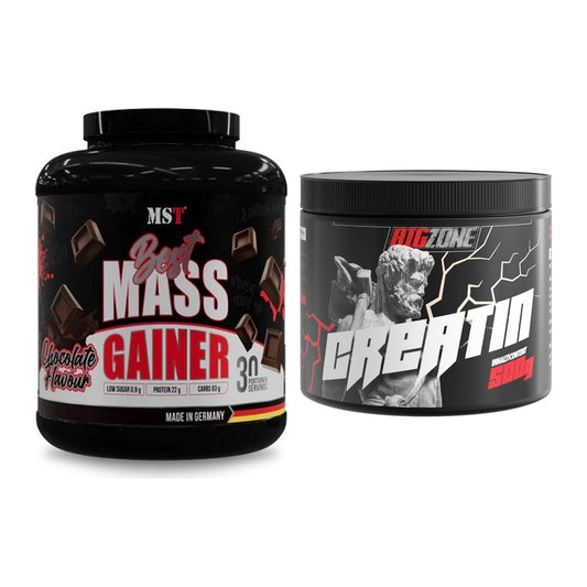 Masseaufbau-Set: MST Best Mass Gainer + Big Zone Creatin – alle enthaltenen Artikel