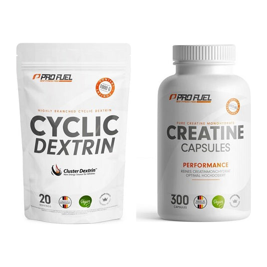 Masseaufbau-Set: ProFuel Cyclic Dextrin + ProFuel Creatine – alle enthaltenen Artikel