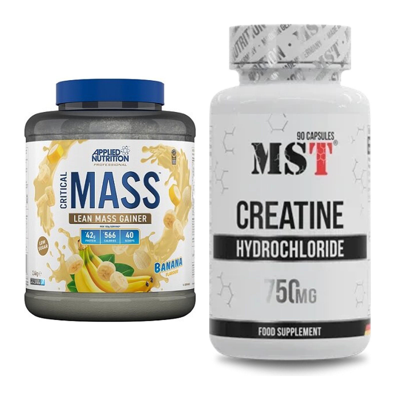 Masseaufbau-Set: Applied Critical Mass Professional + MST Creatin HCL – alle enthaltenen Artikel