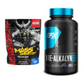 Masseaufbau-Set: Mutant Mass EXTREME 2500 + EFX Kre-Alkalyn – alle enthaltenen Artikel