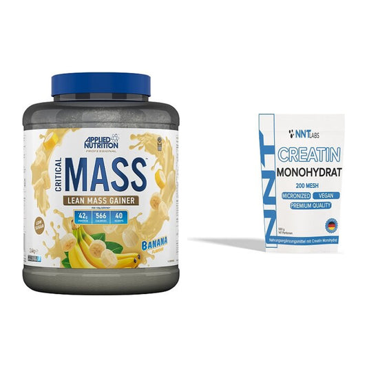 Masseaufbau-Set: Applied Critical Mass + NNT Creatin Monohydrat – alle enthaltenen Artikel