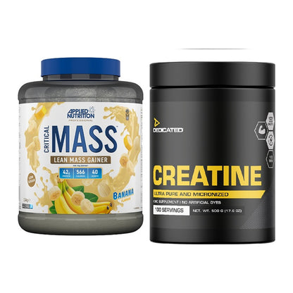 Masseaufbau-Set: Applied Critical Mass + Dedicated Creatine – alle enthaltenen Artikel
