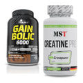 Masseaufbau-Set: Olimp Gain Bolic 6000 + MST Creatine Pro CREAPURE – alle enthaltenen Artikel