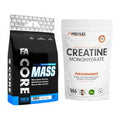 Masseaufbau-Set: FA Nutrition Core Mass + ProFuel Creatine – alle enthaltenen Artikel