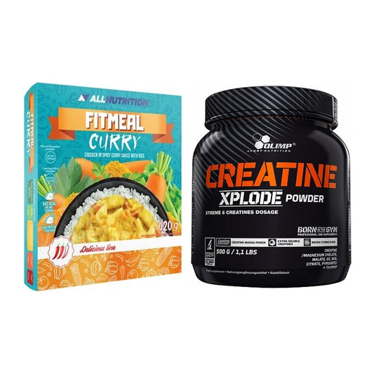Masseaufbau-Set: Allnutrition Fitmeal + Olimp Creatine Xplode – alle enthaltenen Artikel
