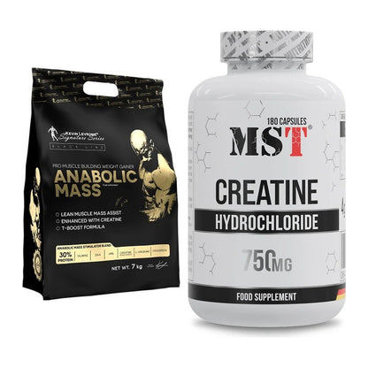 Masseaufbau-Set: Kevin Levrone Anabolic Mass + MST Creatine HCL – alle enthaltenen Artikel