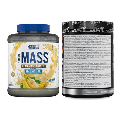Masseaufbau-Set: Applied Critical Mass + MST Creatin Monohydrate – alle enthaltenen Artikel