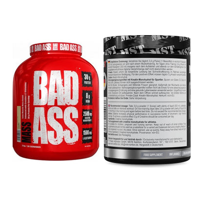 Masseaufbau-Set: BAD ASS MASS + MST Creatin Monohydrate – alle enthaltenen Artikel