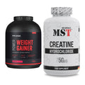 Masseaufbau-Set: Body Attack Power Weight Gainer + MST Creatine HCL – alle enthaltenen Artikel