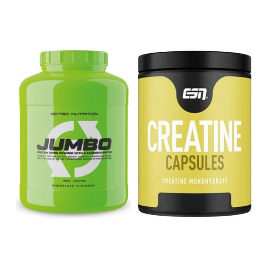 Masseaufbau-Set: Scitec Jumbo + ESN Ultrapure Creatine – alle enthaltenen Artikel