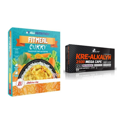 Masseaufbau-Set: Allnutrition Fitmeal + Olimp Kre Alkalyn 2500 – alle enthaltenen Artikel