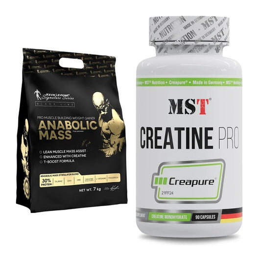 Masseaufbau-Set: Kevin Levrone Anabolic + MST Creatine Pro CREAPURE – alle enthaltenen Artikel