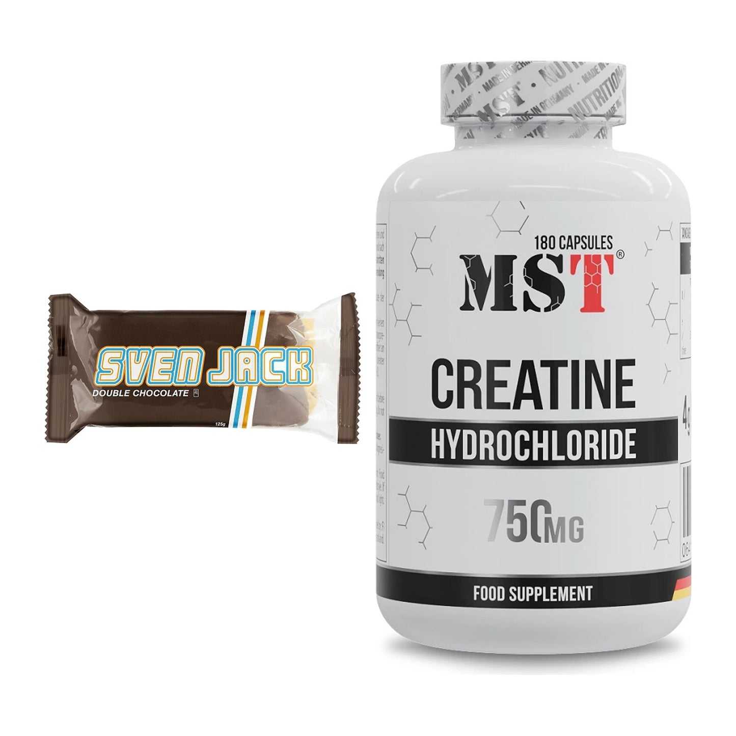Masseaufbau-Set: Sven Jack (Energycake) + MST Creatine HCL – alle enthaltenen Artikel