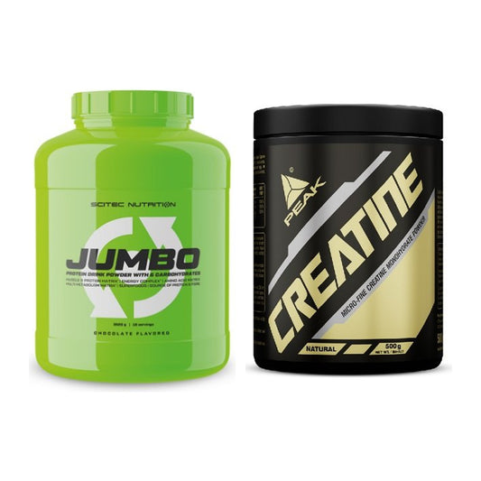 Masseaufbau-Set: Scitec Jumbo + Peak Creatin Powder – alle enthaltenen Artikel
