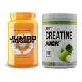 Masseaufbau-Set: Scitec Jumbo Hardcore1530g + MST Creatine Kick – alle enthaltenen Artikel