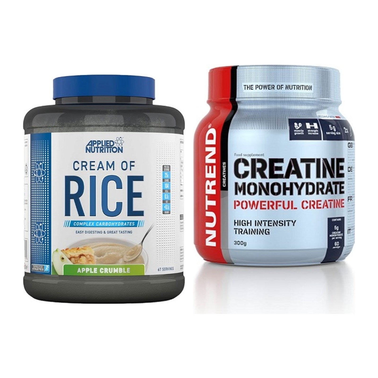 Masseaufbau-Set: Applied Nutrition Cream + Nutrend Creatine – alle enthaltenen Artikel