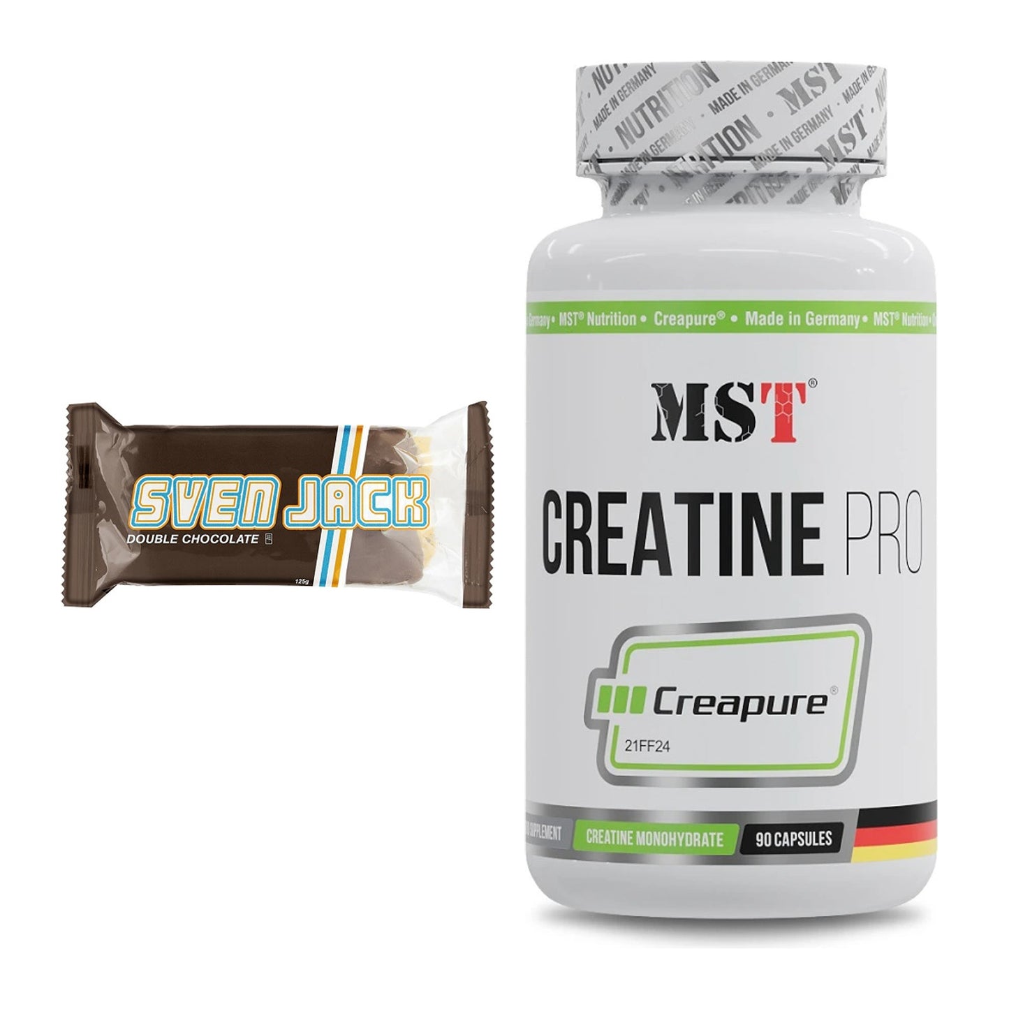 Masseaufbau-Set: Sven Jack (Energycake) + MST Creatine Pro CREAPURE – alle enthaltenen Artikel
