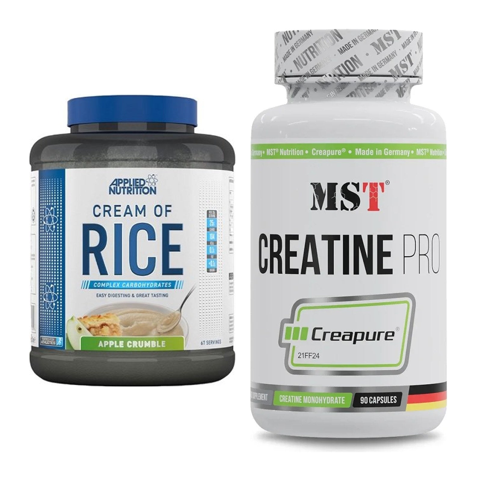 Masseaufbau-Set: Applied Nutrition Cream + MST Creatine Pro CREAPURE – alle enthaltenen Artikel