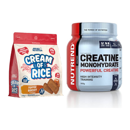 Masseaufbau-Set: Applied Nutrition Cream + Nutrend Creatine – alle enthaltenen Artikel