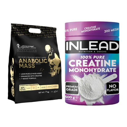 Masseaufbau-Set: Kevin Levrone Anabolic + INLEAD Creatine – alle enthaltenen Artikel