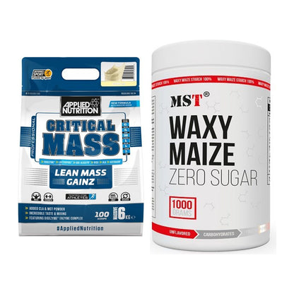 Masse-Duo: Applied Nutrition Critical Mass + MST WAXY MAIZE – alle enthaltenen Artikel