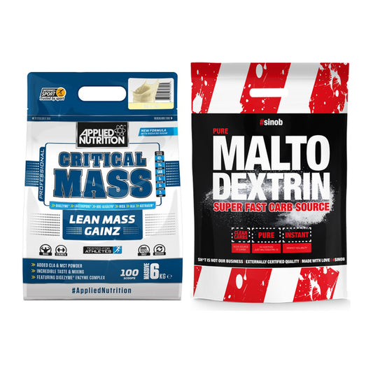 Masse-Duo: Applied Nutrition Critical Mass + Sinob Maltodextrin – alle enthaltenen Artikel