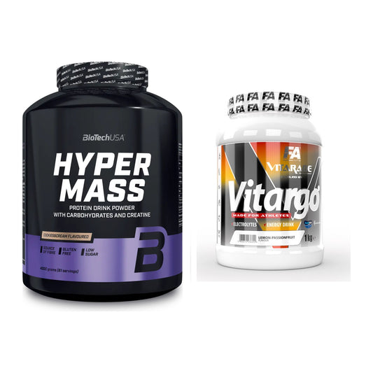 Masse-Duo: BioTech Hyper Mass + FA Vitarade Vitargo – alle enthaltenen Artikel