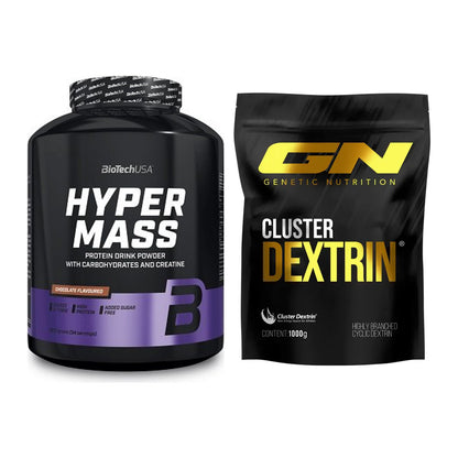 Masse-Duo: BioTech Hyper Mass + GN Cluster Dextrin – alle enthaltenen Artikel