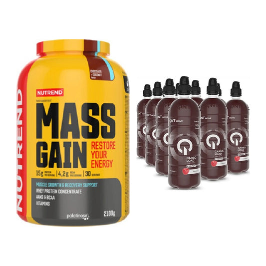Masse-Duo: Nutrend Mass Gain + QNT Carbo Load – alle enthaltenen Artikel