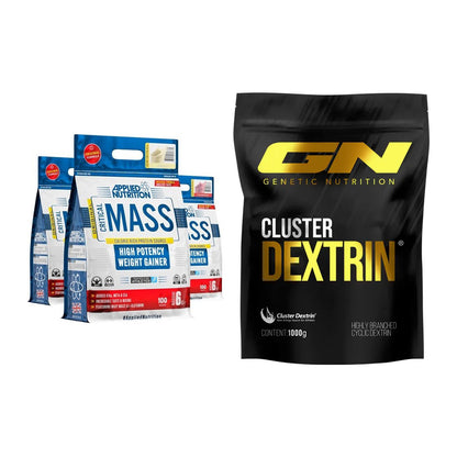 Masse-Duo: Applied Nutrition Critical Mass + GN Cluster Dextrin – alle enthaltenen Artikel