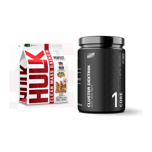 Masse-Duo: Perfect Sports Hulk Clean + BPS-Pharma Glyco Carbs Rapid – alle enthaltenen Artikel