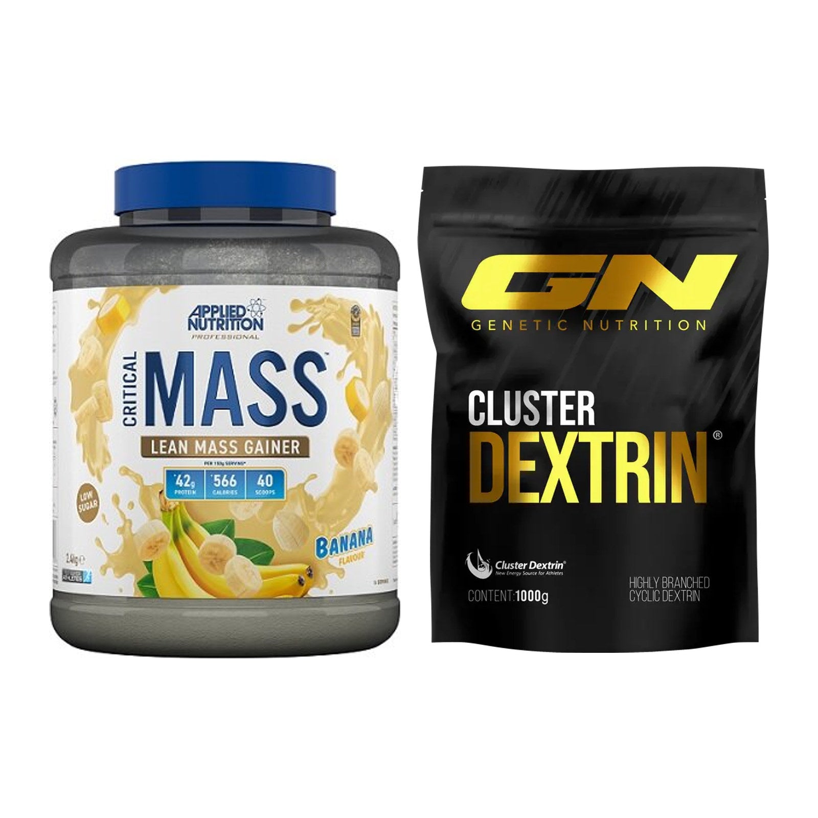 Masse-Duo: Applied Critical Mass Professional + GN Cluster Dextrin – alle enthaltenen Artikel