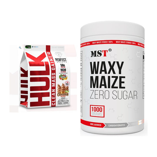 Masse-Duo: Perfect Sports Hulk Clean Mass + MST WAXY MAIZE – alle enthaltenen Artikel
